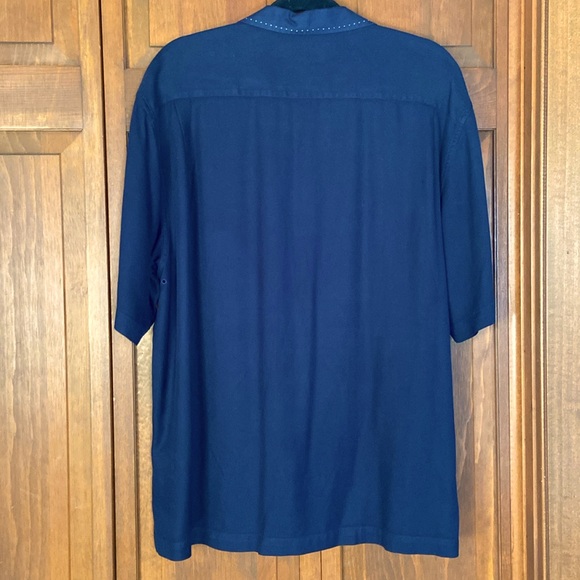 GUITAR EMBROIDERED 100% SILK LIMITED EDITION BUTTON DOWN~LANSKY BROS/NAT NAST-LG - Picture 11 of 11